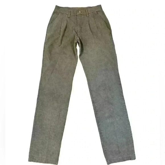 Wrangler Vintage 90s High Waist Straight Pleated Front Pants Women's 2 (24x31) - Picture 1 of 10